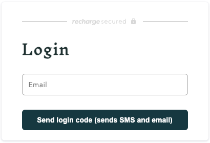 Enter your email or phone number to receive your one-time log in code.